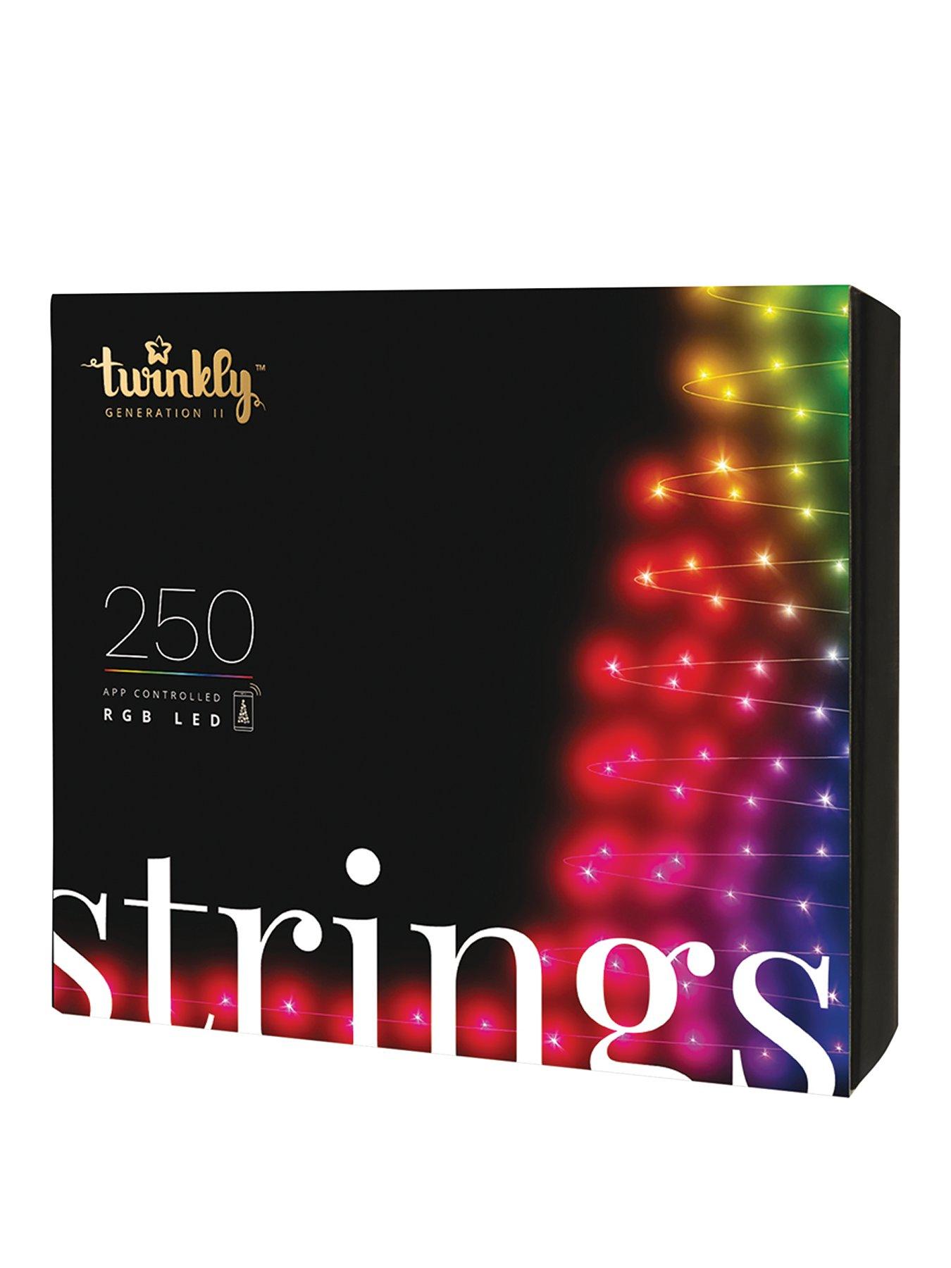 Product photograph of Twinkly Light String - Transparent from very.co.uk
