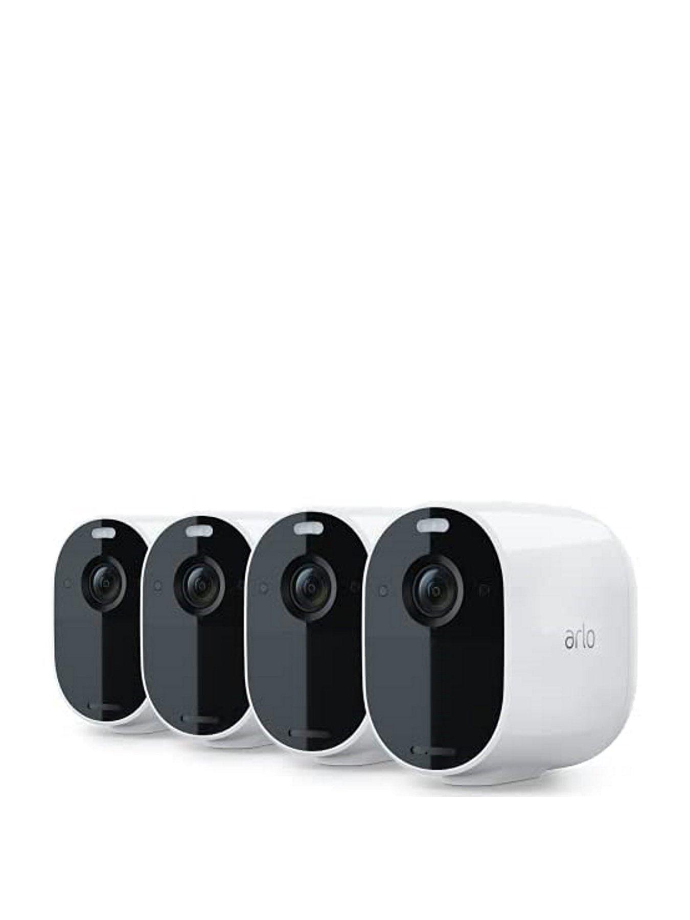 Product photograph of Arlo Essential Spotlight 4 Home Security Camera System Cctv Wifi 1080p Colour Night Vision 2-way Audio 6-month Battery Life Motion Activated Direct To Wifi No Hub Needed Vmc2430 from very.co.uk