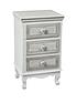  image of lpd-furniture-brittany-3-drawer-bedside-table