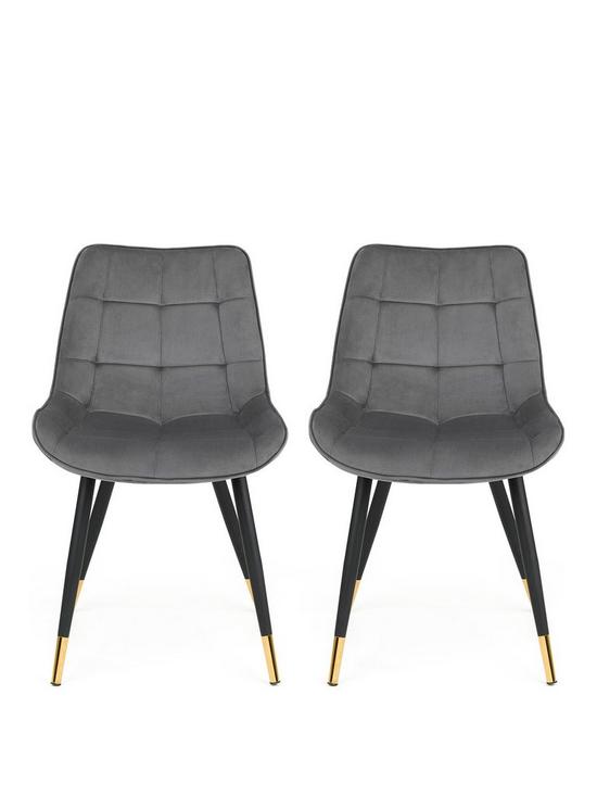 stillFront image of julian-bowen-hadid-set-of-2-dining-chairs-grey