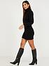  image of quiz-puff-sleeve-knitted-jumper-dress