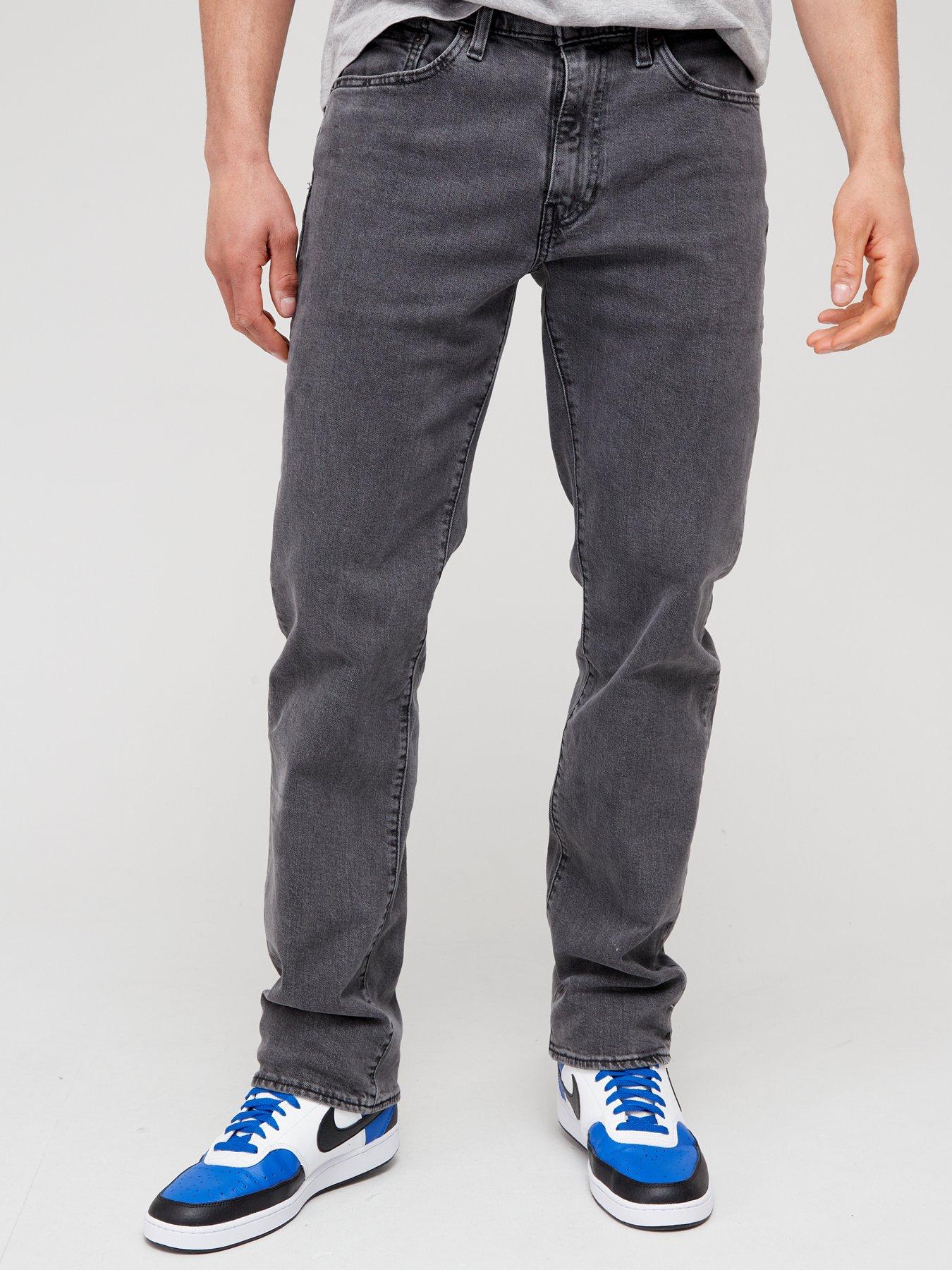 charcoal grey levi jeans