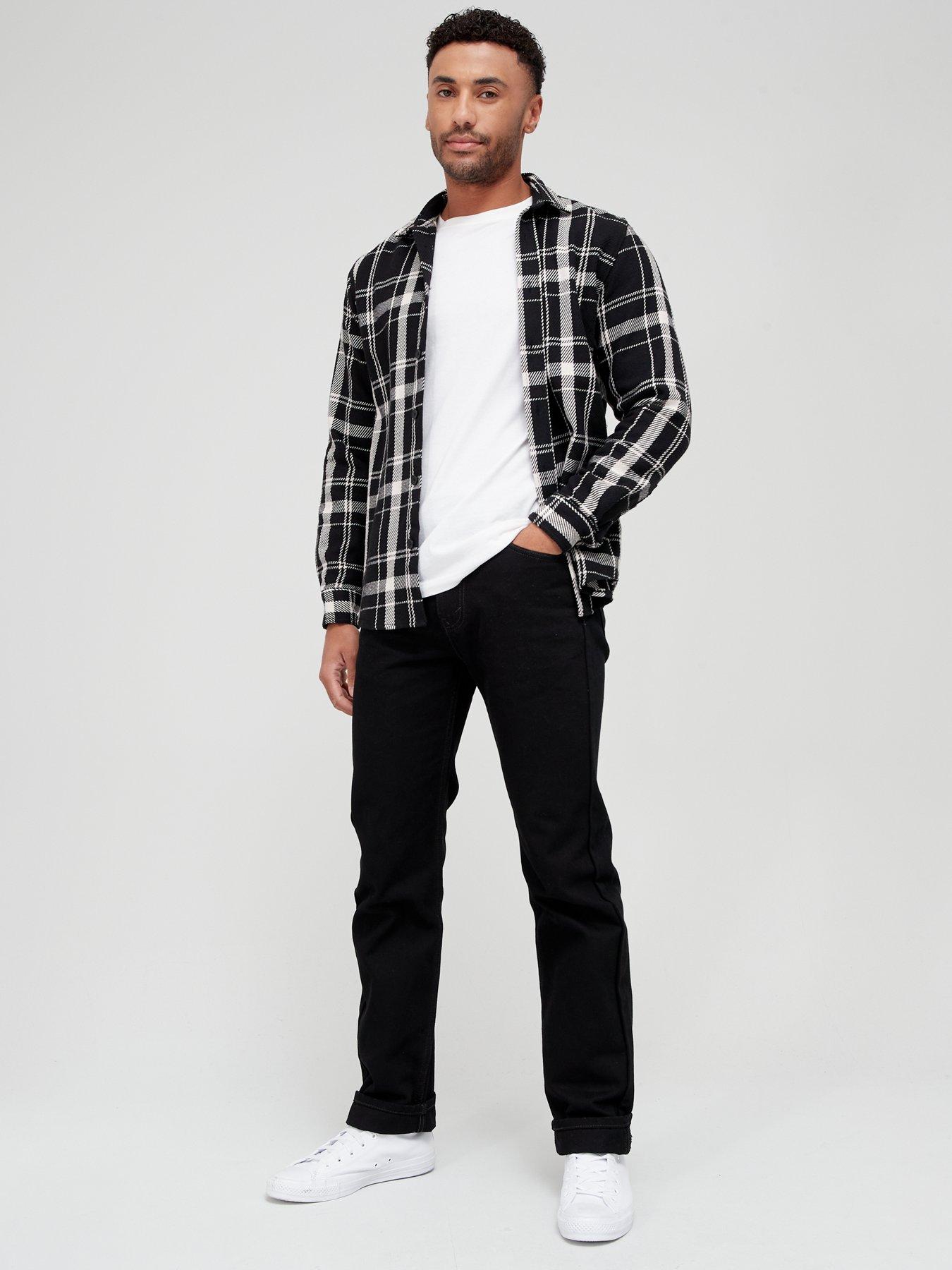 Levi's 505 outlet black stretch jeans