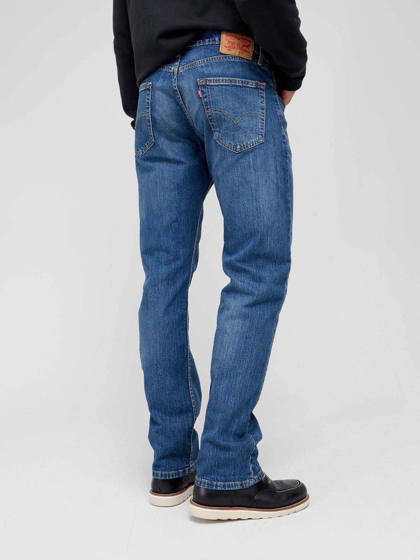 Levi s 505 Regular Fit Jeans Glowing Blue very