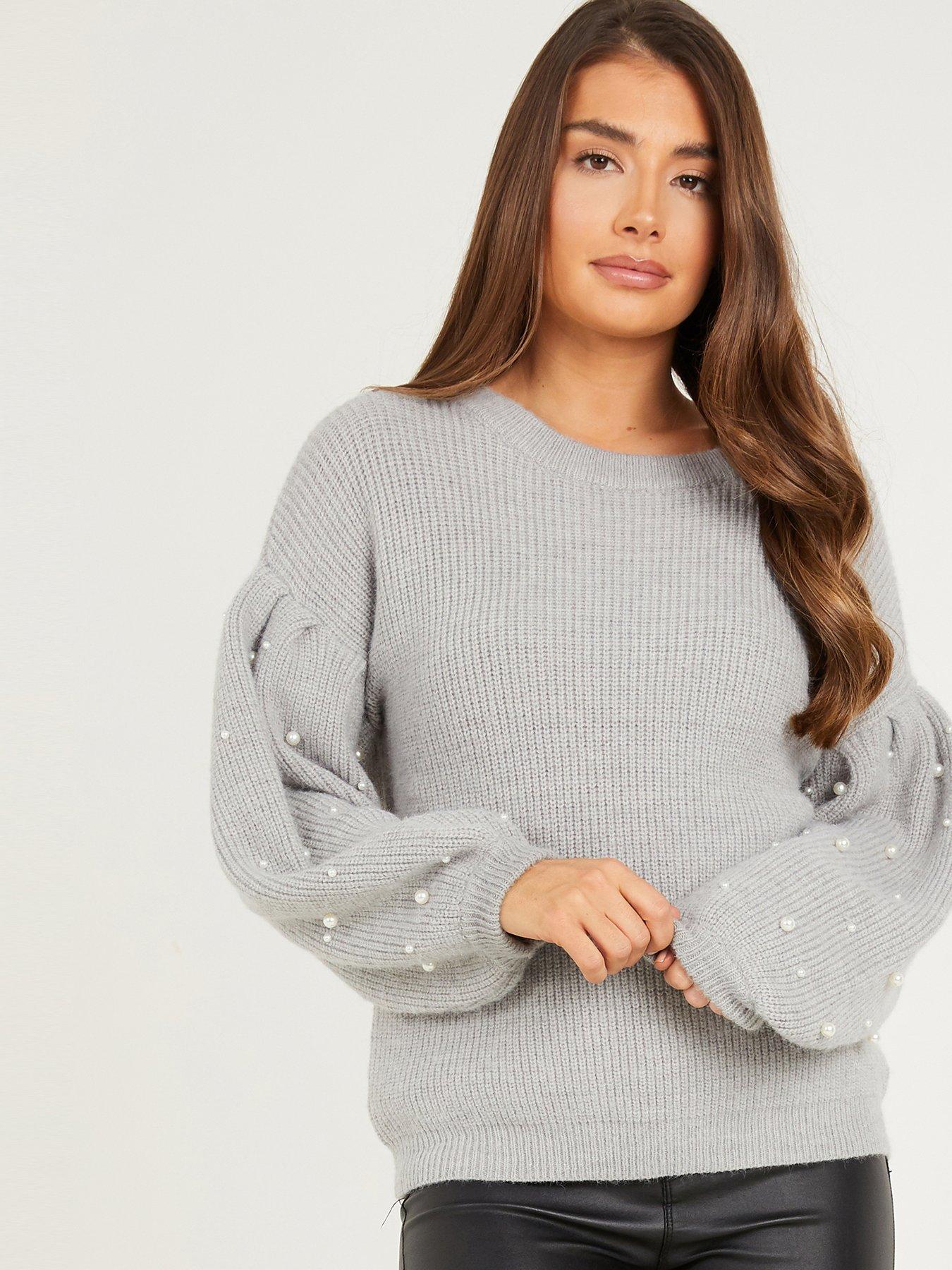 grey jumpers womens uk