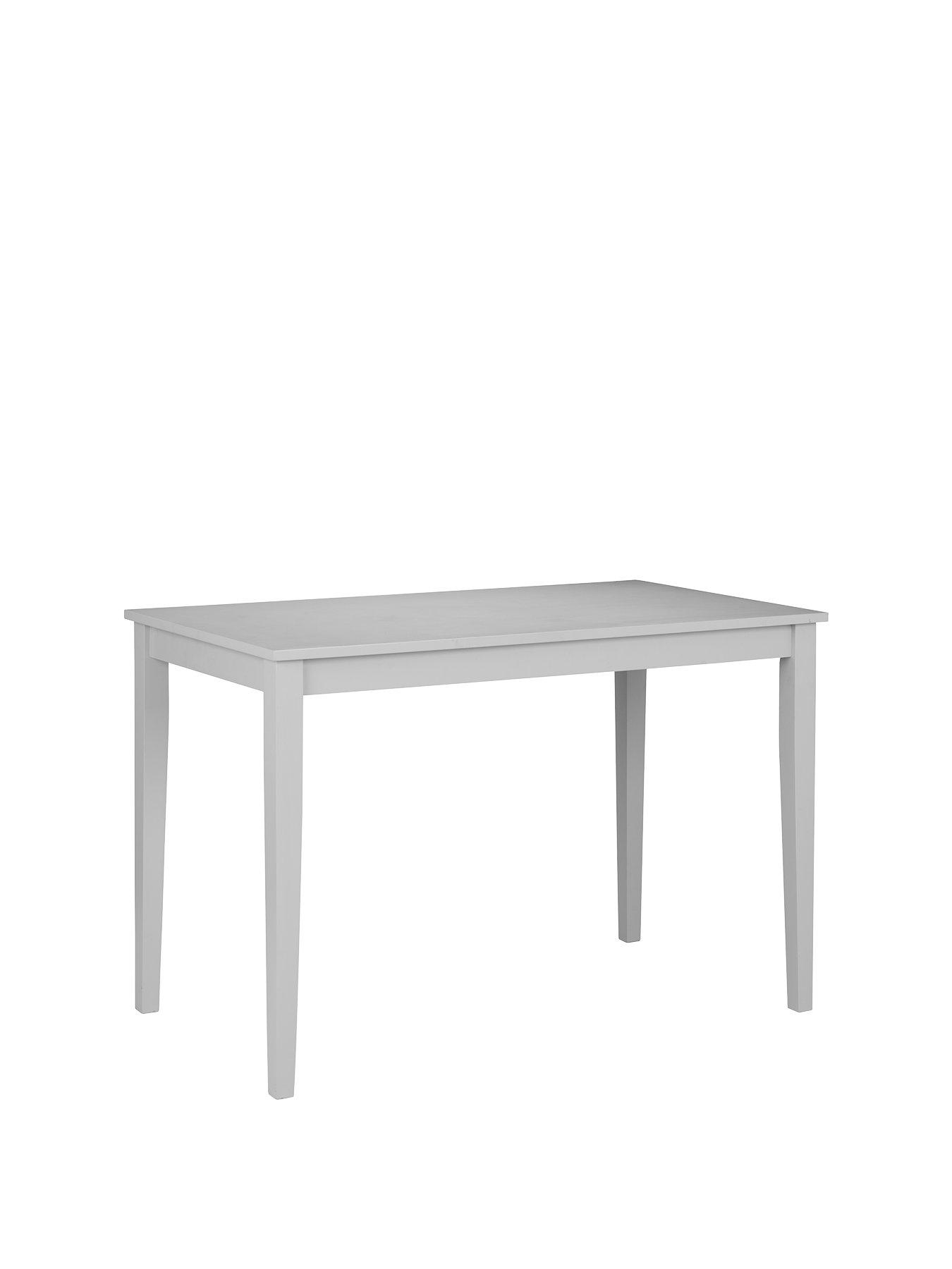 Julian Bowen Taku Esstisch – Weiß Lackiert, 114 X 65 X 76 Cm, Für 4 Personen