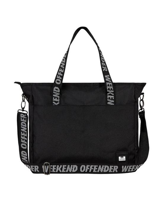 front image of weekend-offender-tote-bag