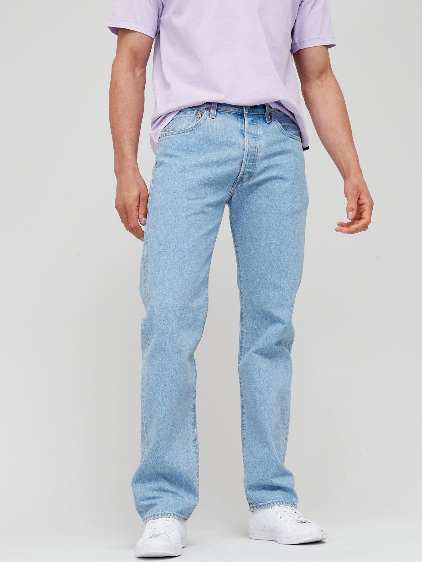 Levis 501 on sale sky blue