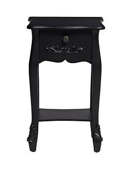 Product photograph of Lpd Furniture Antoinette 1 Drawer Nightstand from very.co.uk