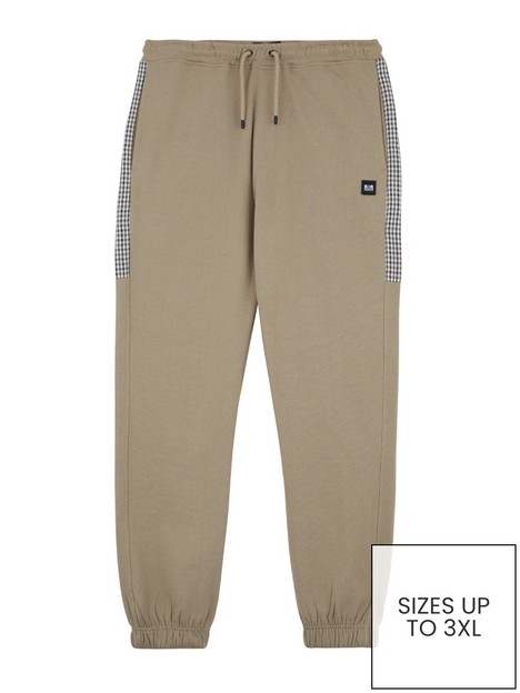 weekend-offender-nylon-check-panel-jogger