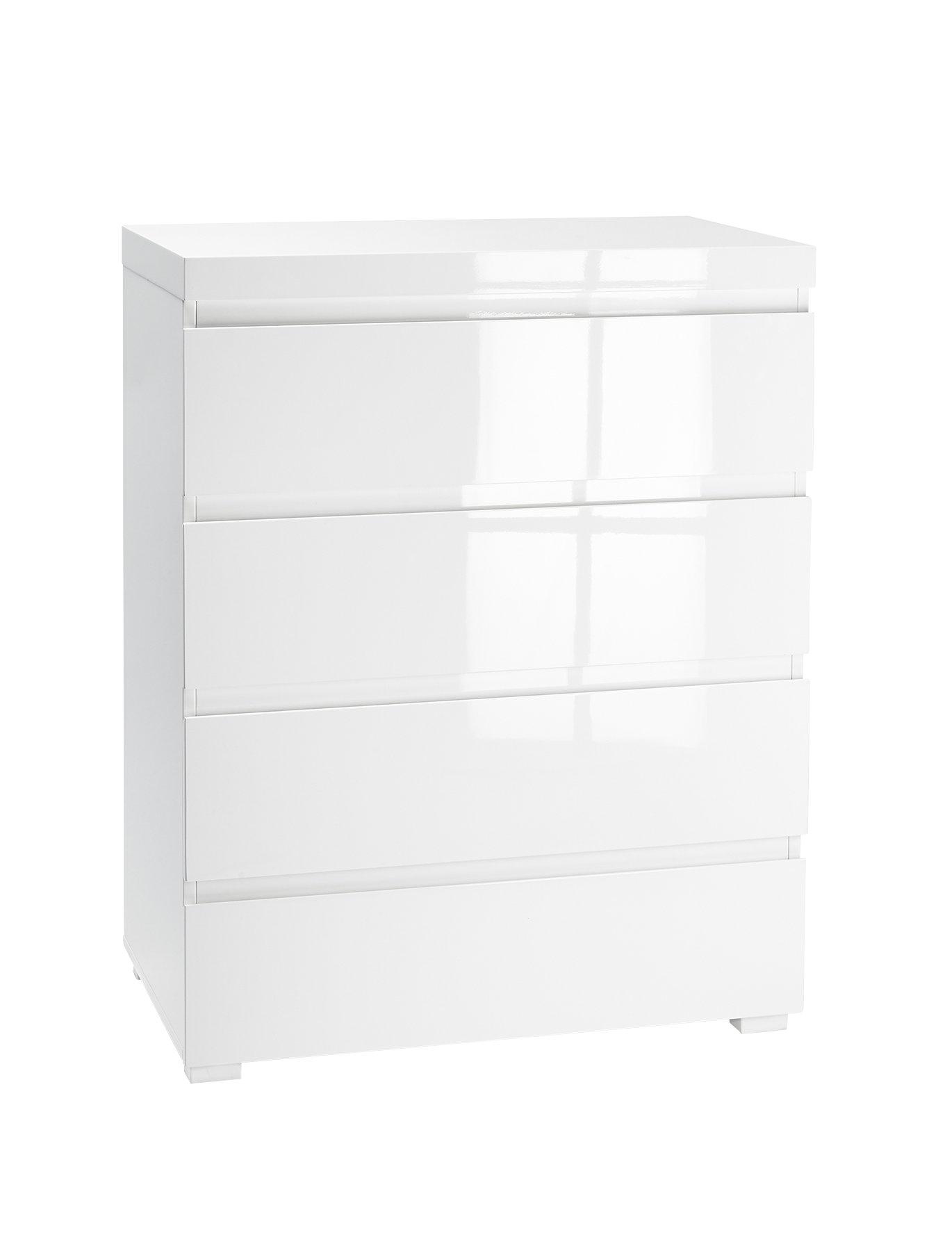 Product photograph of Lpd Furniture Puro 4 Drawer Chest from very.co.uk