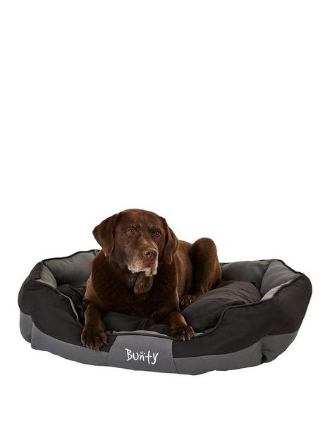 bunty-anchor-pet-bed-black