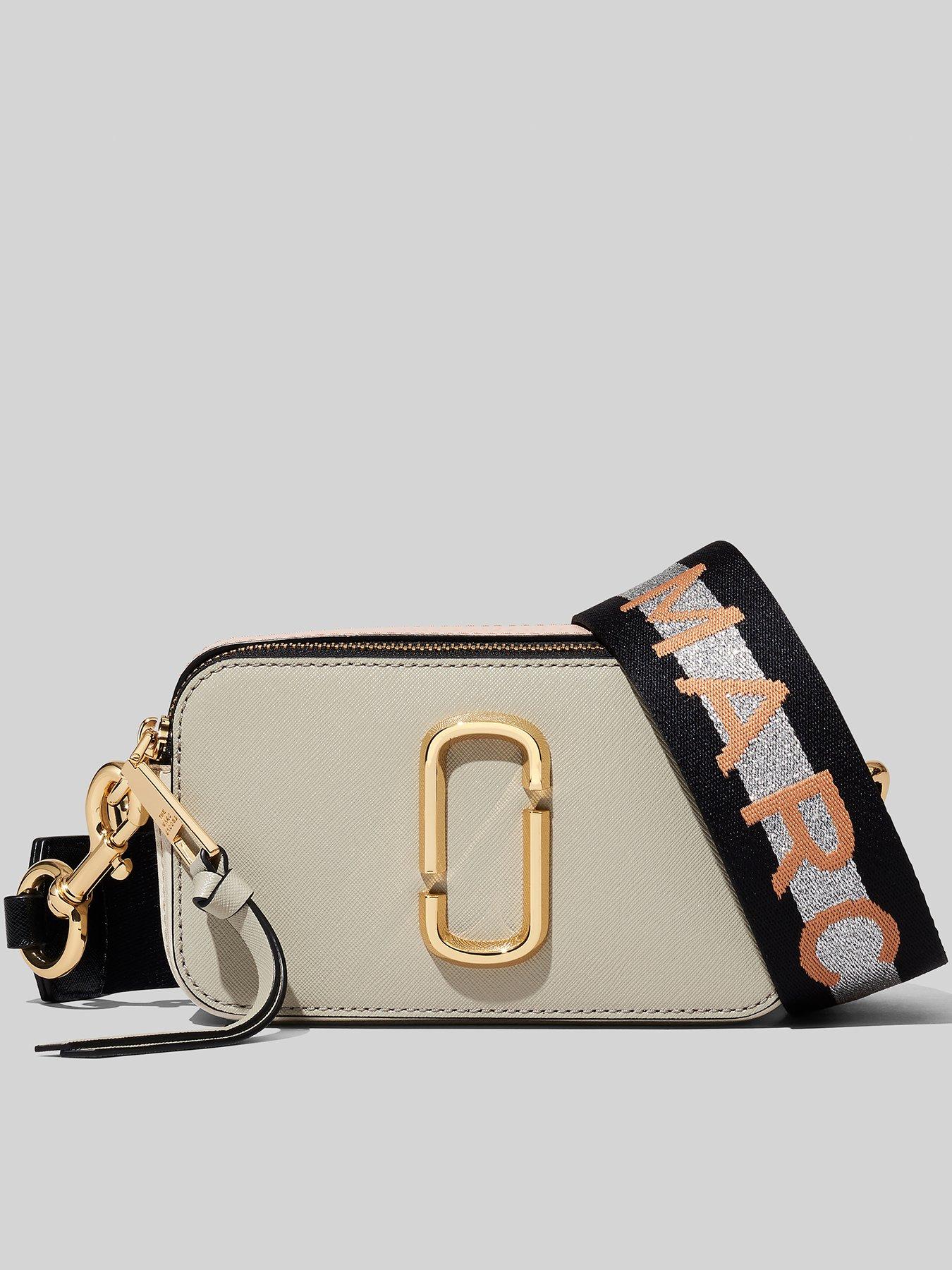 MARC JACOBS The Snapshot Cross-Body Bag - Grey | very.co.uk