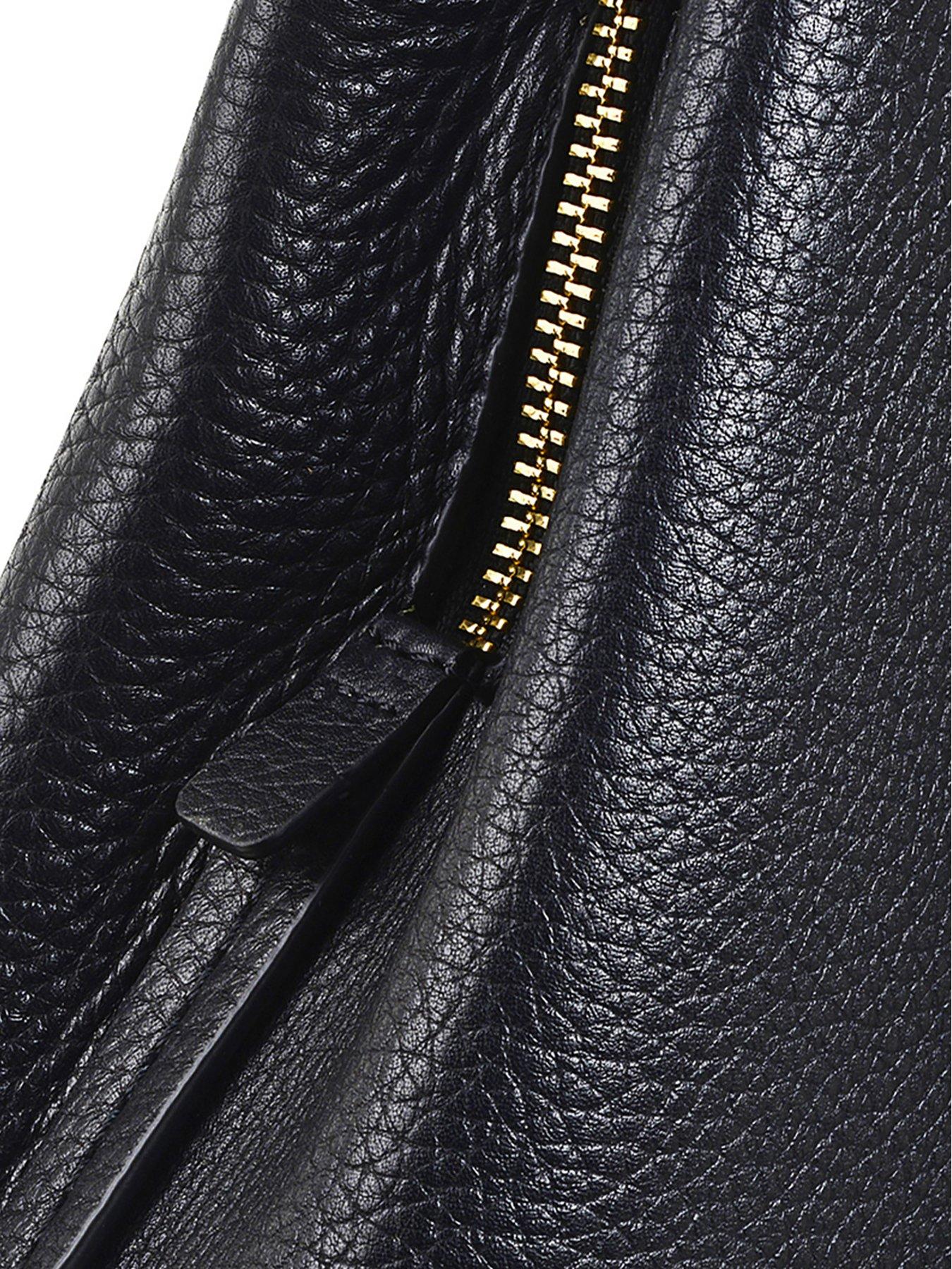 Image 4 of 5 of Radley Dukes Place Leather Large Ziptop Workbag Bag - Black