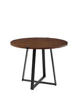 Lisburn Designs Cree Round Dining Table - Dark Walnut