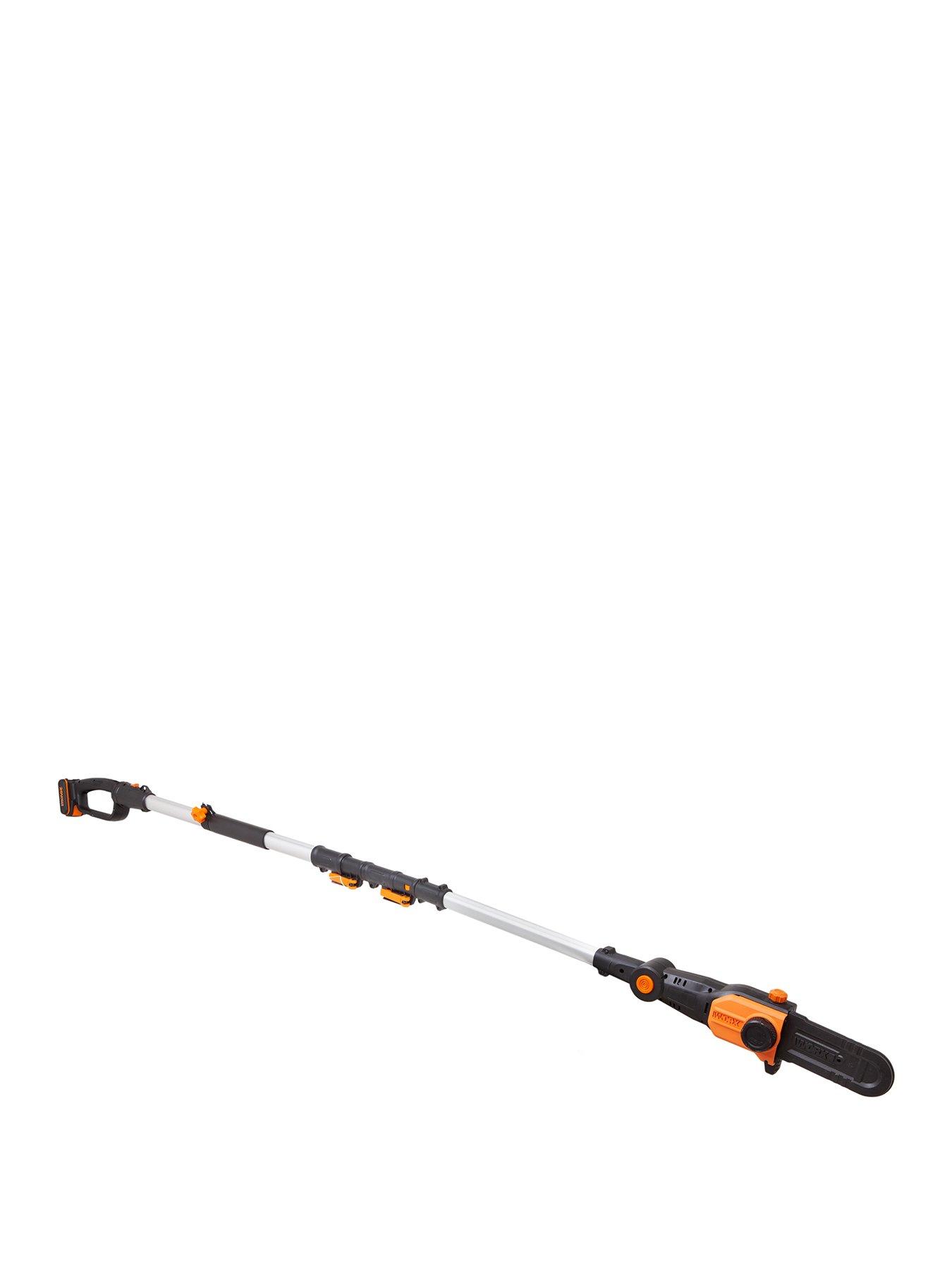 Product photograph of Worx Wg349e 20v Cordless Pole Saw from very.co.uk