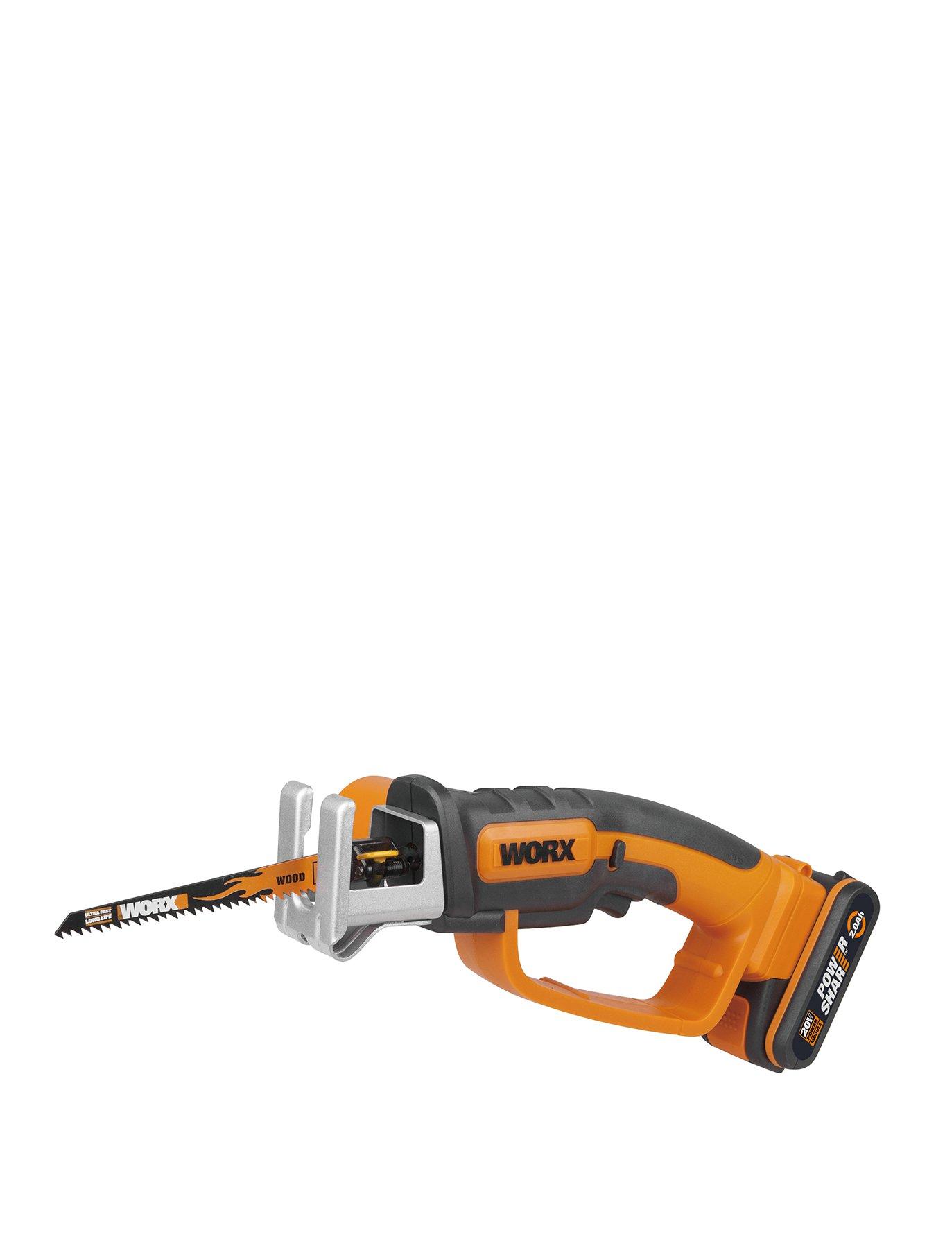 Product photograph of Worx 20v Cordless Garden Pruning Saw from very.co.uk