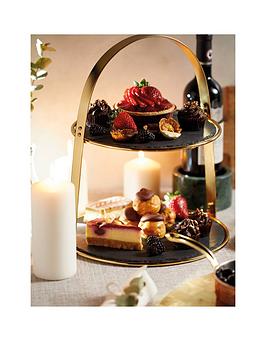 Product photograph of Artesa Arch Frame Serving Stand from very.co.uk