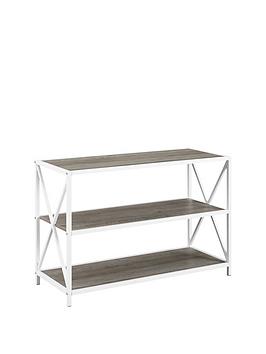 lisburn-designs-minster-low-bookcase-greywhite