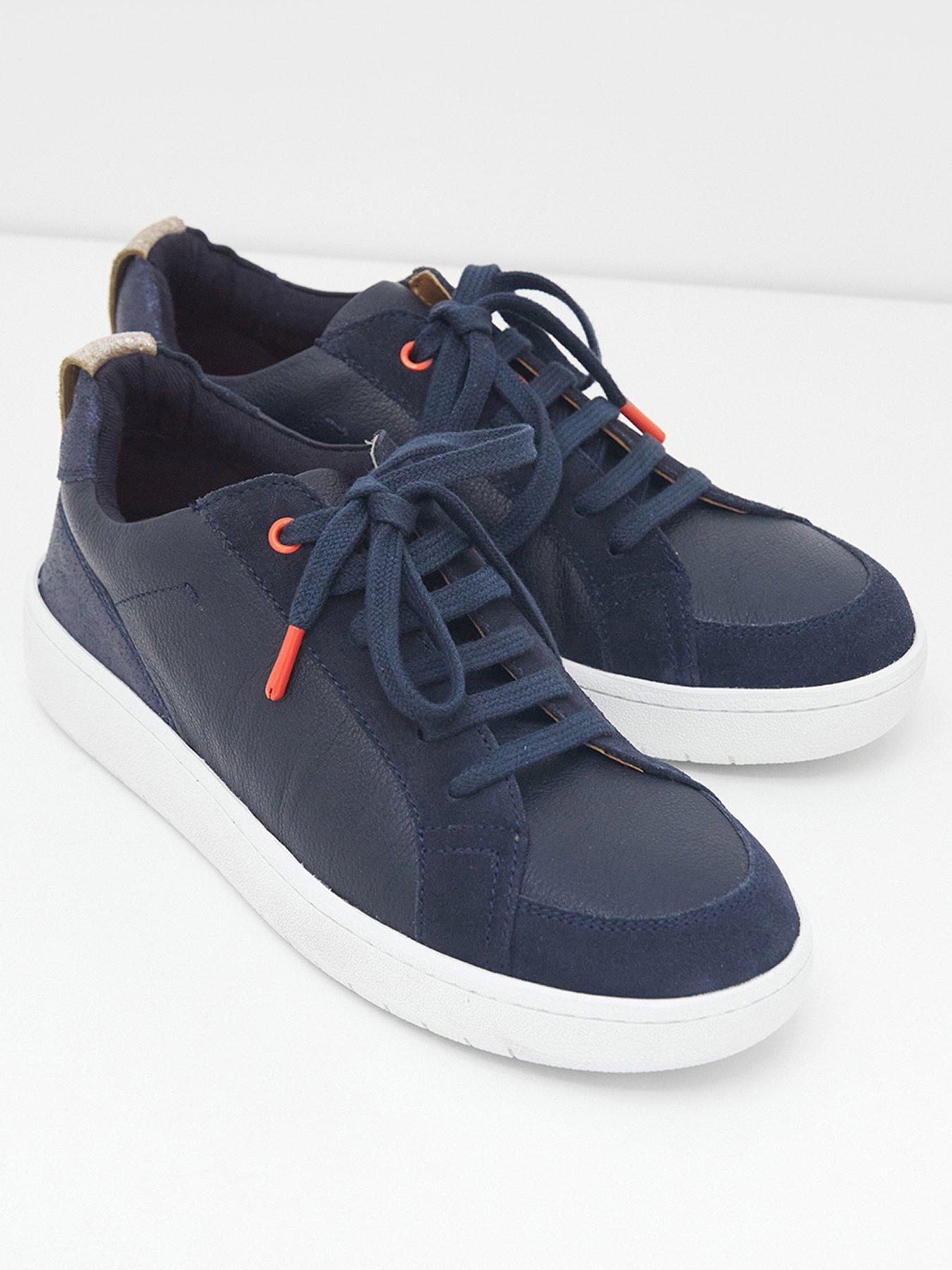 Trainers Leather And Suede Trainer -navy Multi