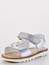  image of v-by-very-younger-girls-unicorn-touch-strap-sandals-metallicnbsp