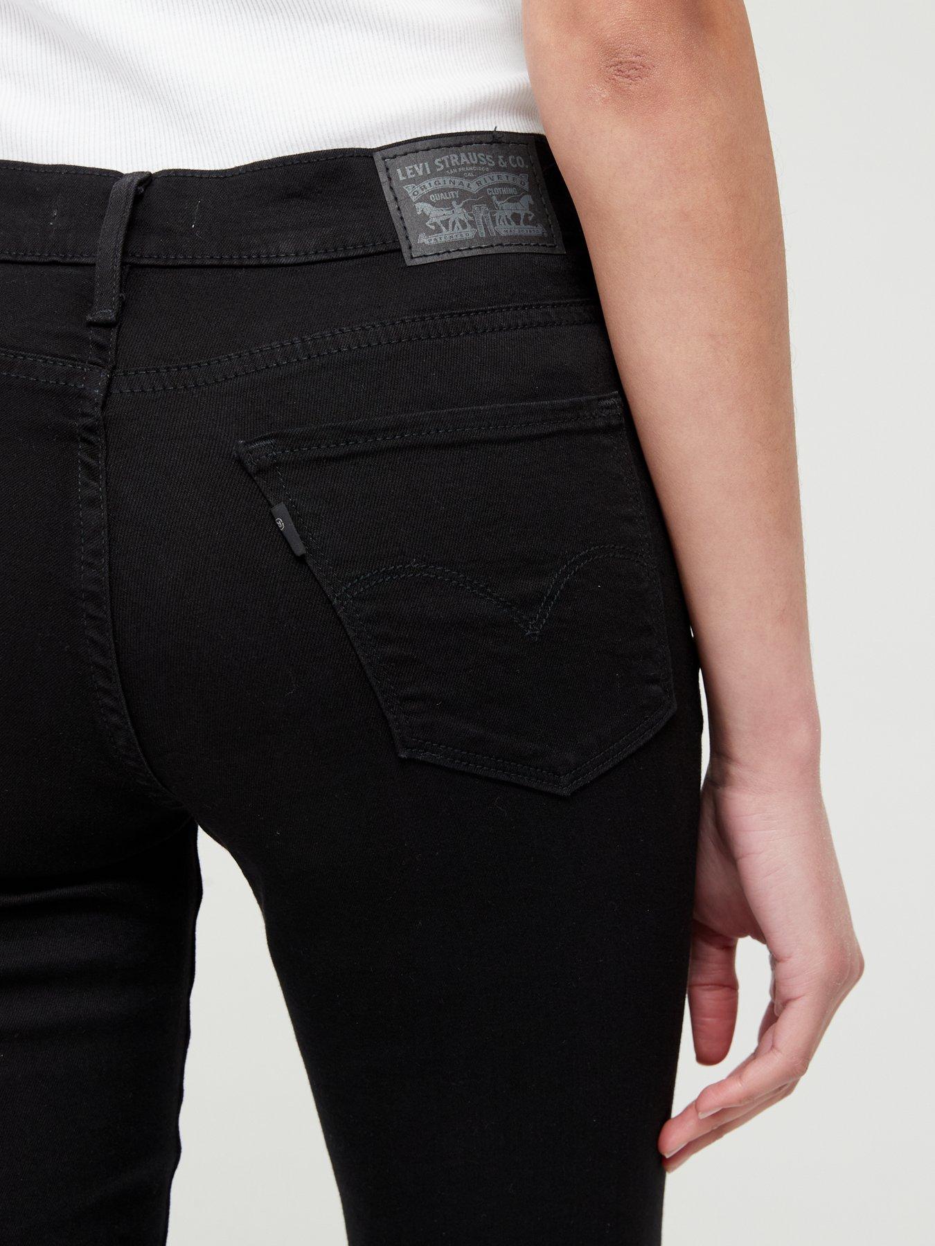 Image 4 of 4 of Levi's 314&trade;&nbsp;Shaping Straight Jeans - Soft Black
