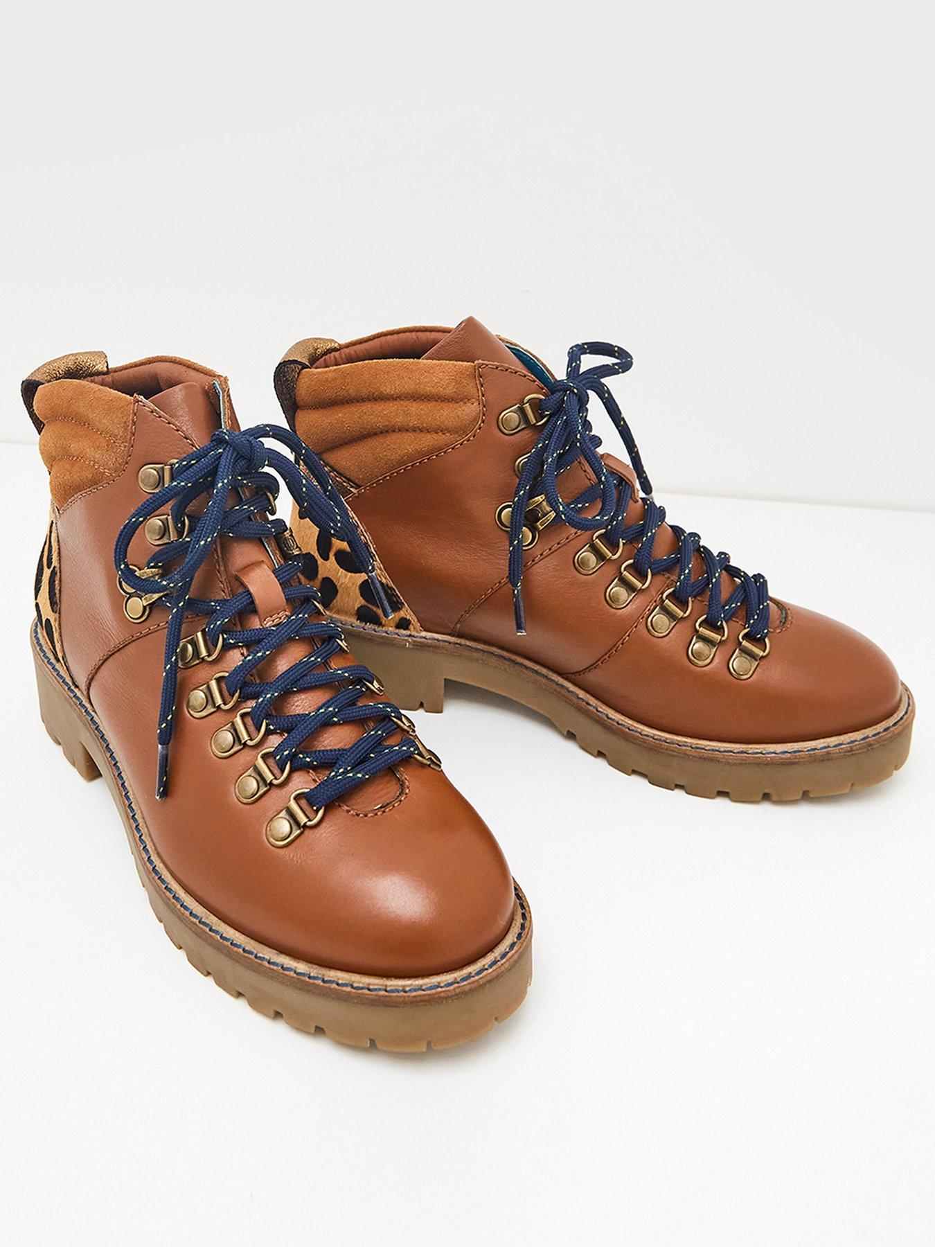 leopard hiker boot