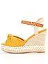  image of v-by-very-wide-fit-knot-wedge-sandal