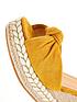  image of v-by-very-wide-fit-knot-wedge-sandal