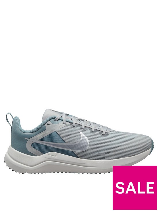 front image of nike-downshifter-12-grey