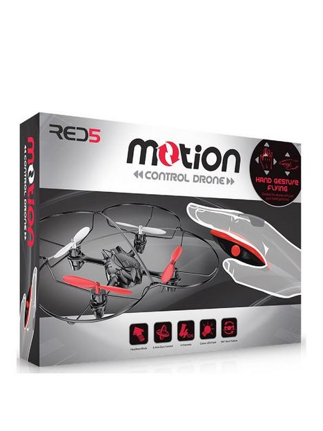 motion-control-quadcoptor-red-edition