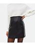  image of new-look-pu-mini-skirt-black