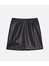  image of new-look-pu-mini-skirt-black
