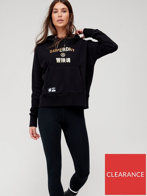 superdry-foil-logo-hoodie-black