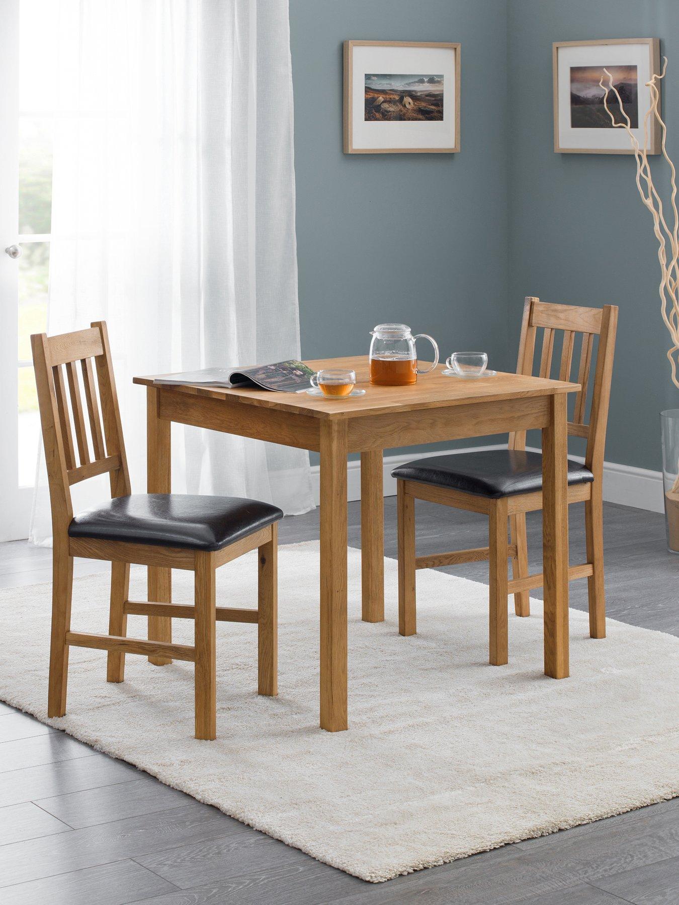 Solid oak kitchen table deals and chairs