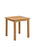  image of julian-bowen-coxmoor-75-cm-solid-oak-square-dining-table--nbspoak