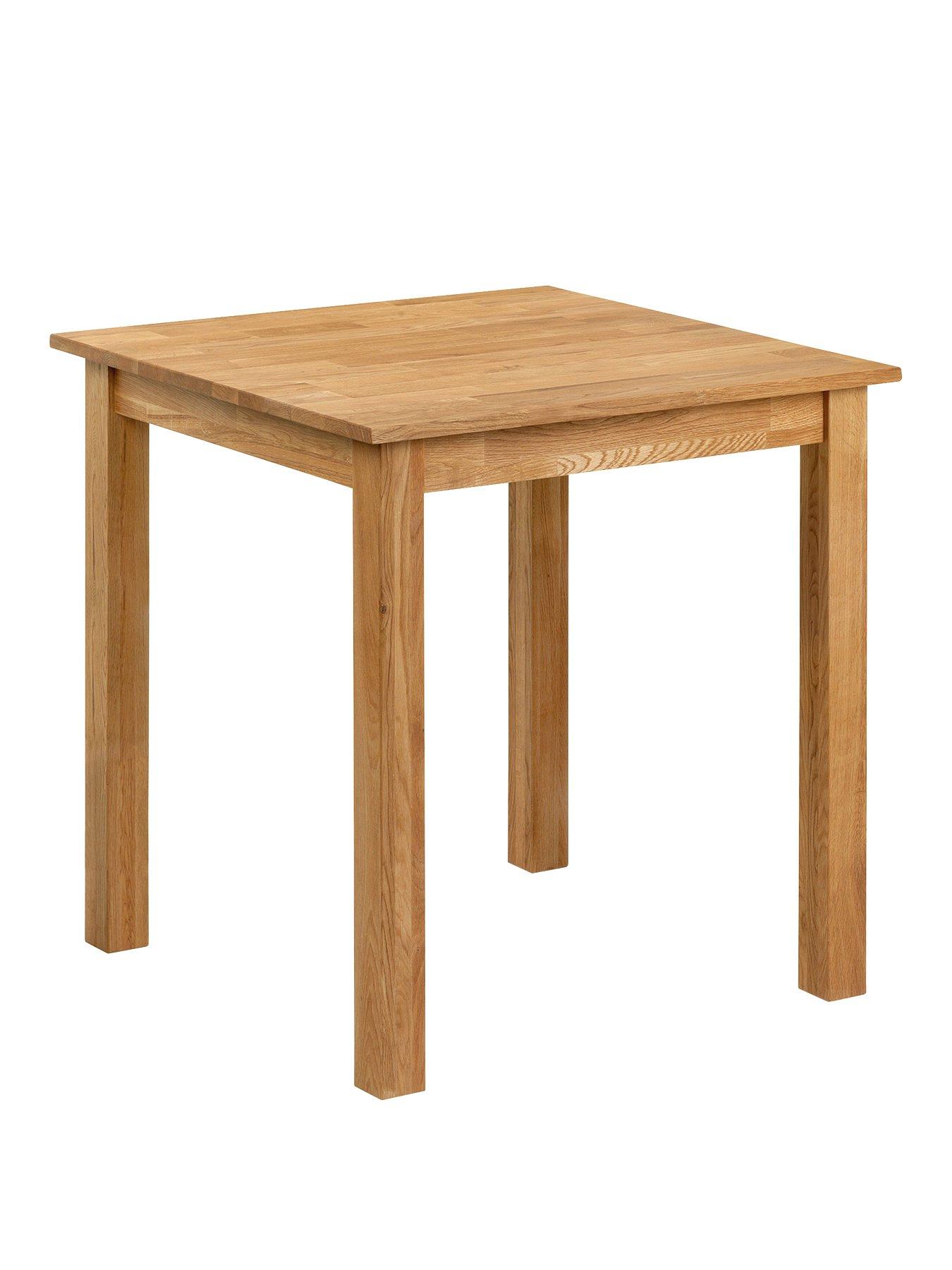 Image 2 of 4 of Julian Bowen Coxmoor 75 cm Solid Oak Square Dining Table -&nbsp;Oak
