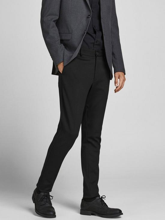front image of jack-jones-marco-skinny-fit-smart-trousers