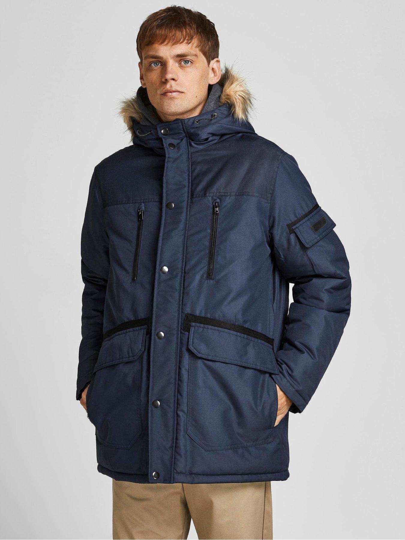 jack jones hooded parka