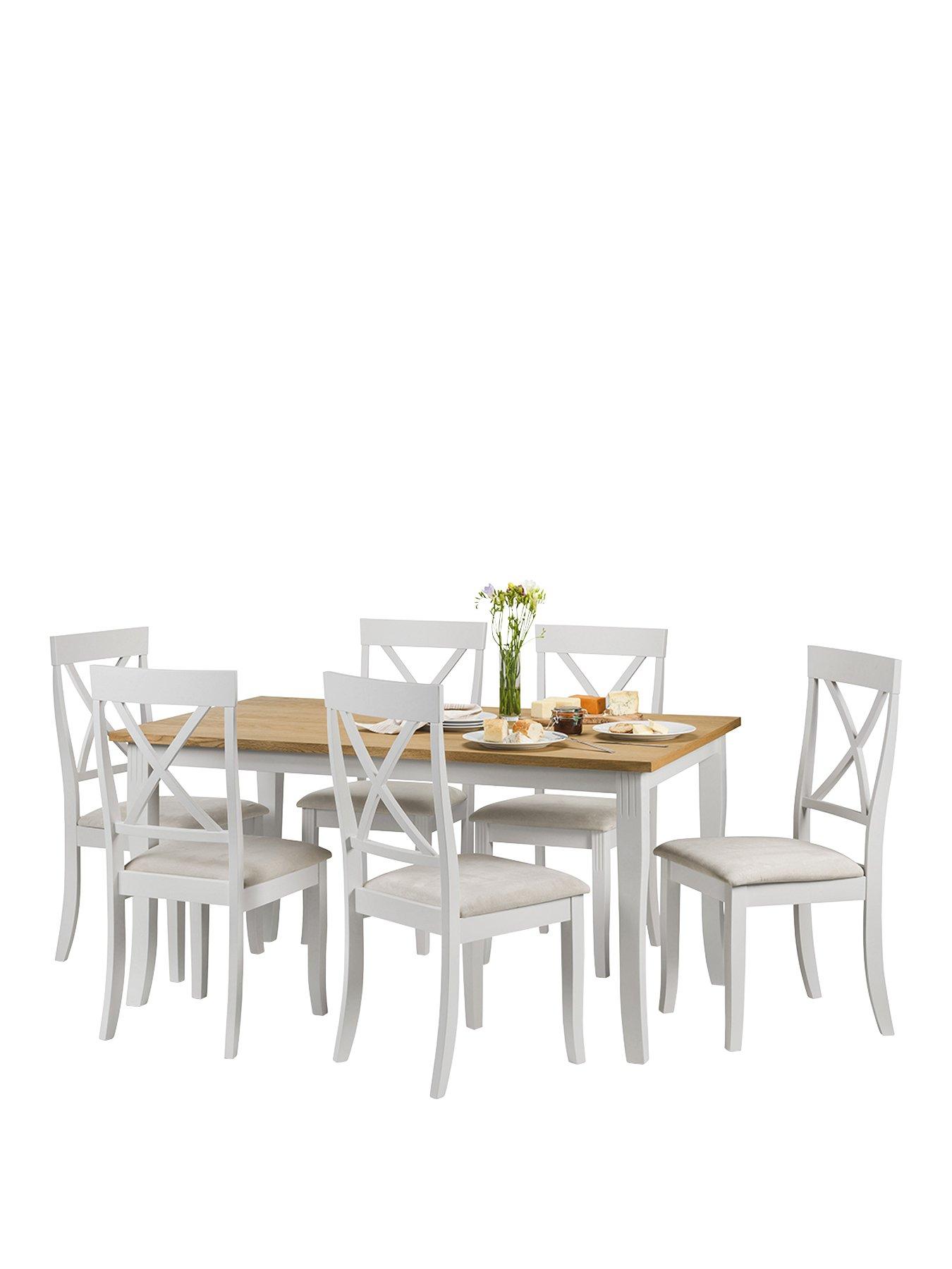 Julian Bowen Davenport Table  &  6 Chairs