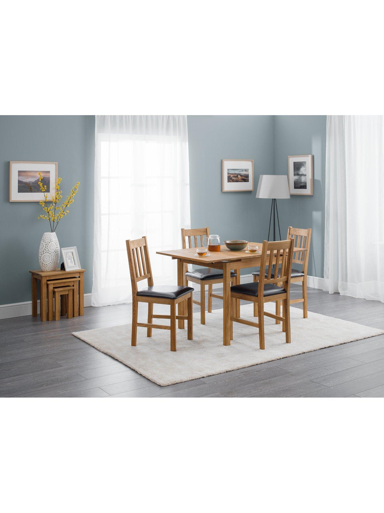 undefined Coxmoor Set of 2 Solid Oak Dining Chairs - Oak