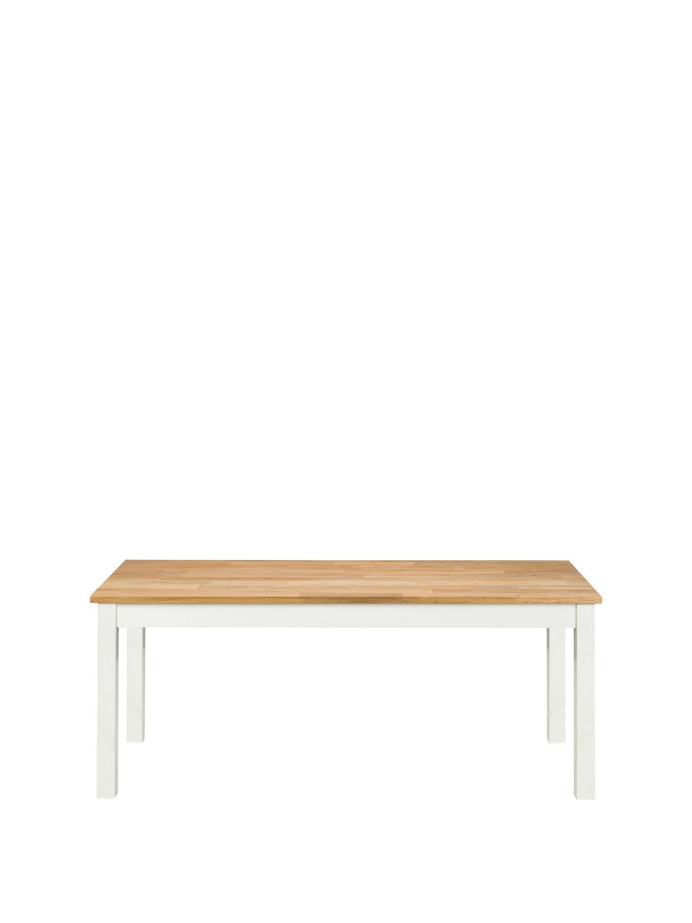 Product photograph of Julian Bowen Coxmoor Solid Oak Coffee Table from very.co.uk