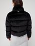  image of superdry-studios-velvet-down-padded-jacket-black