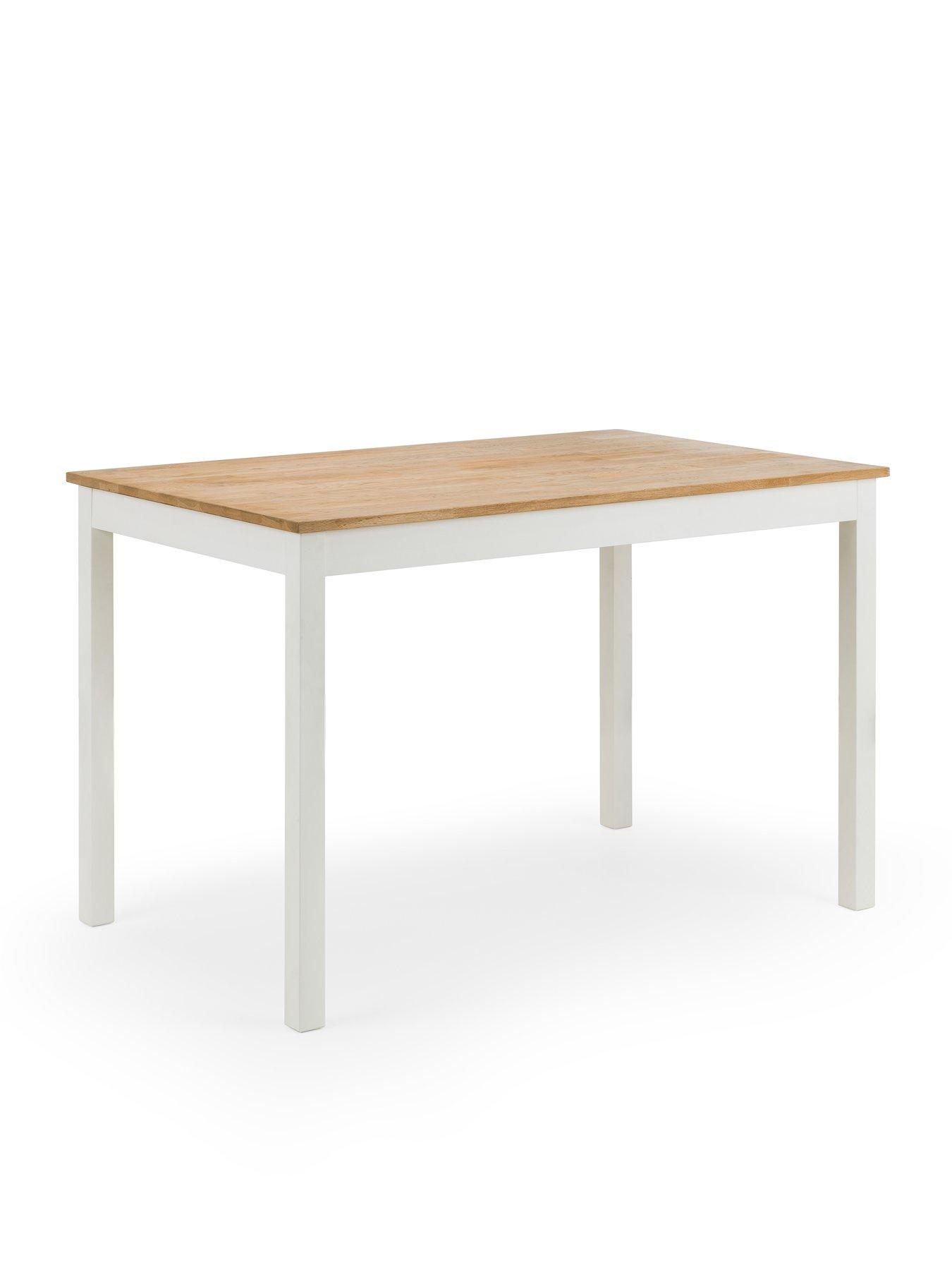 Image 3 of 4 of Julian Bowen Coxmoor 118&nbsp;cm Solid Oak Dining Table + 4 Chairs