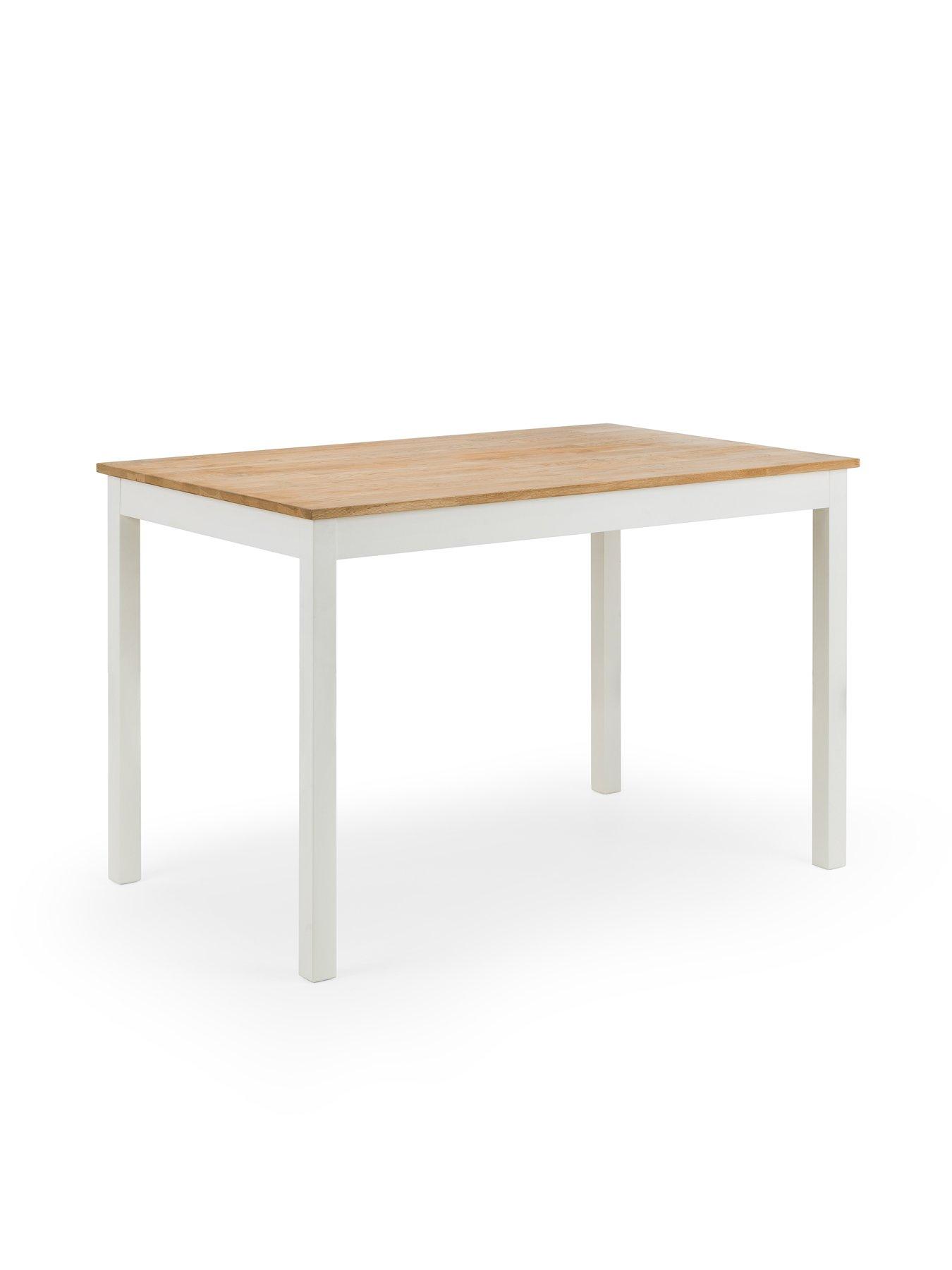 Image 3 of 4 of Julian Bowen Coxmoor 118 cm&nbsp;Solid Oak&nbsp;Dining Table + 2 Chairs and 1 Bench