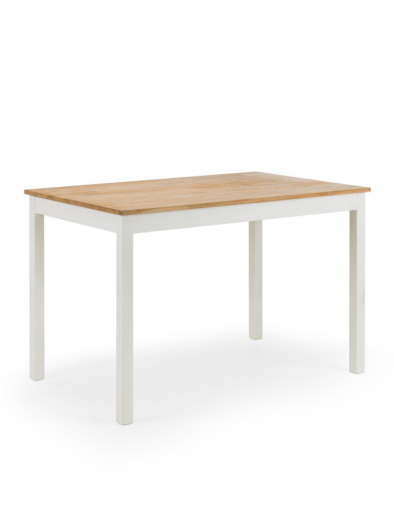 Image 3 of 4 of Julian Bowen Coxmoor 118 cm Solid Oak&nbsp;Dining Table + 2 Benches