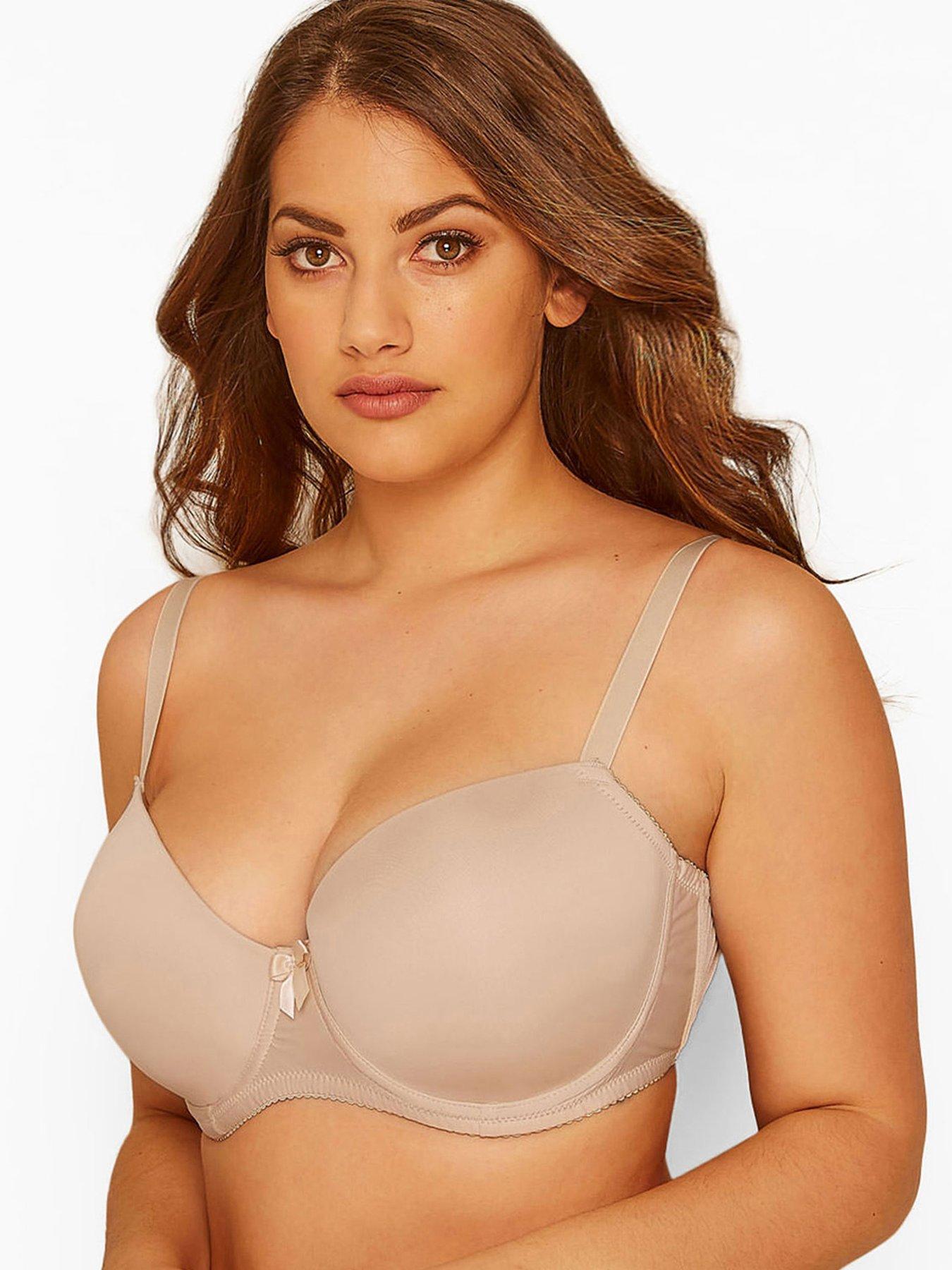 Yours Clothing Nude Tshirt Bra Very