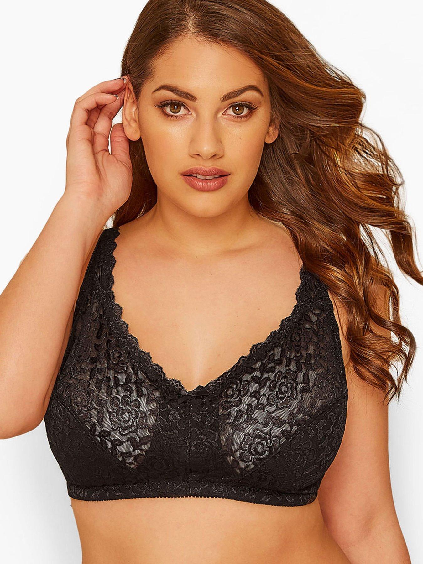 Black High Shine Bra