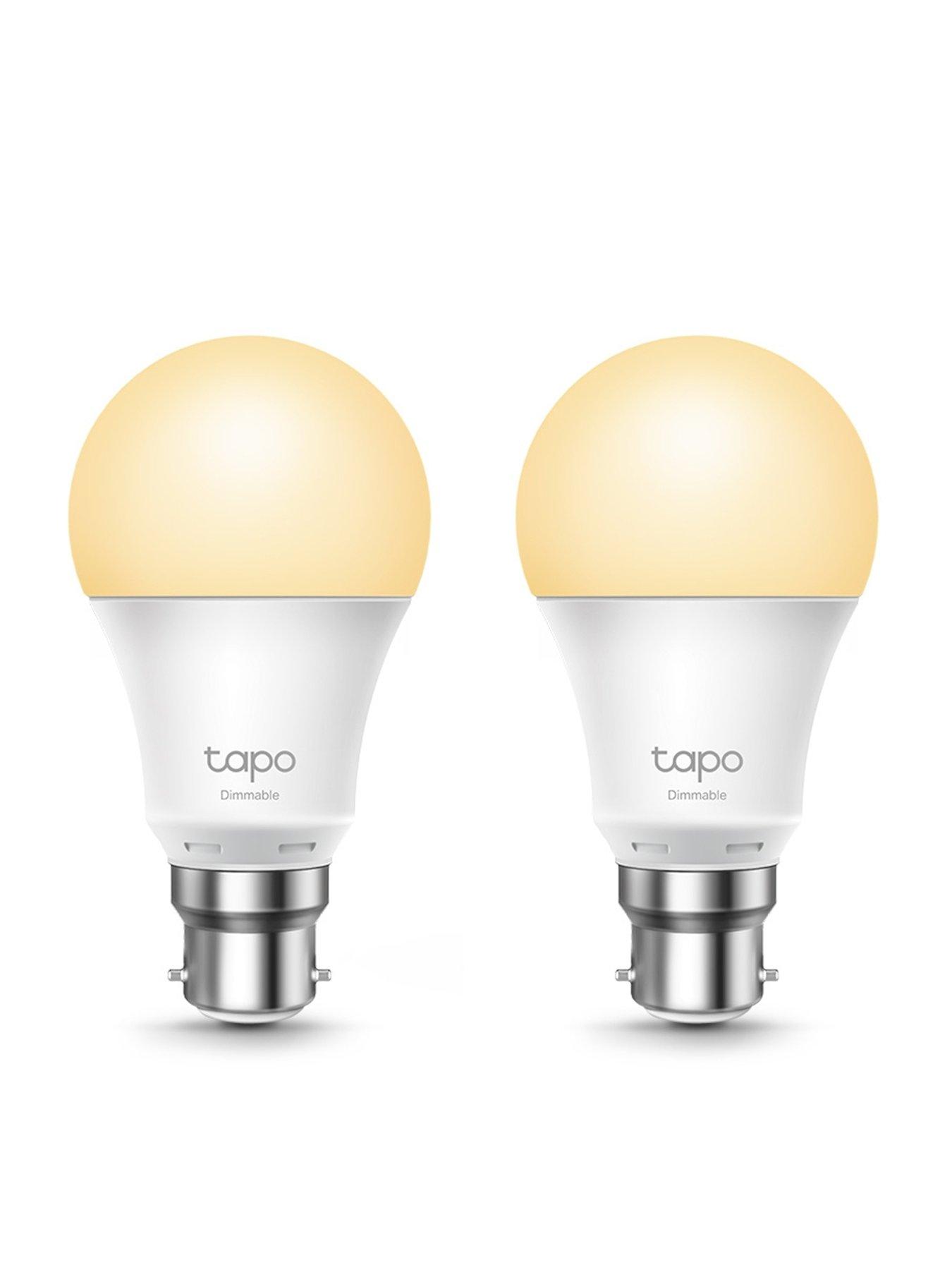 tp-link-tapo-l510b-2-pack-smart-e27-dimmable-soft-warm-white-remote-control-no-hub-required