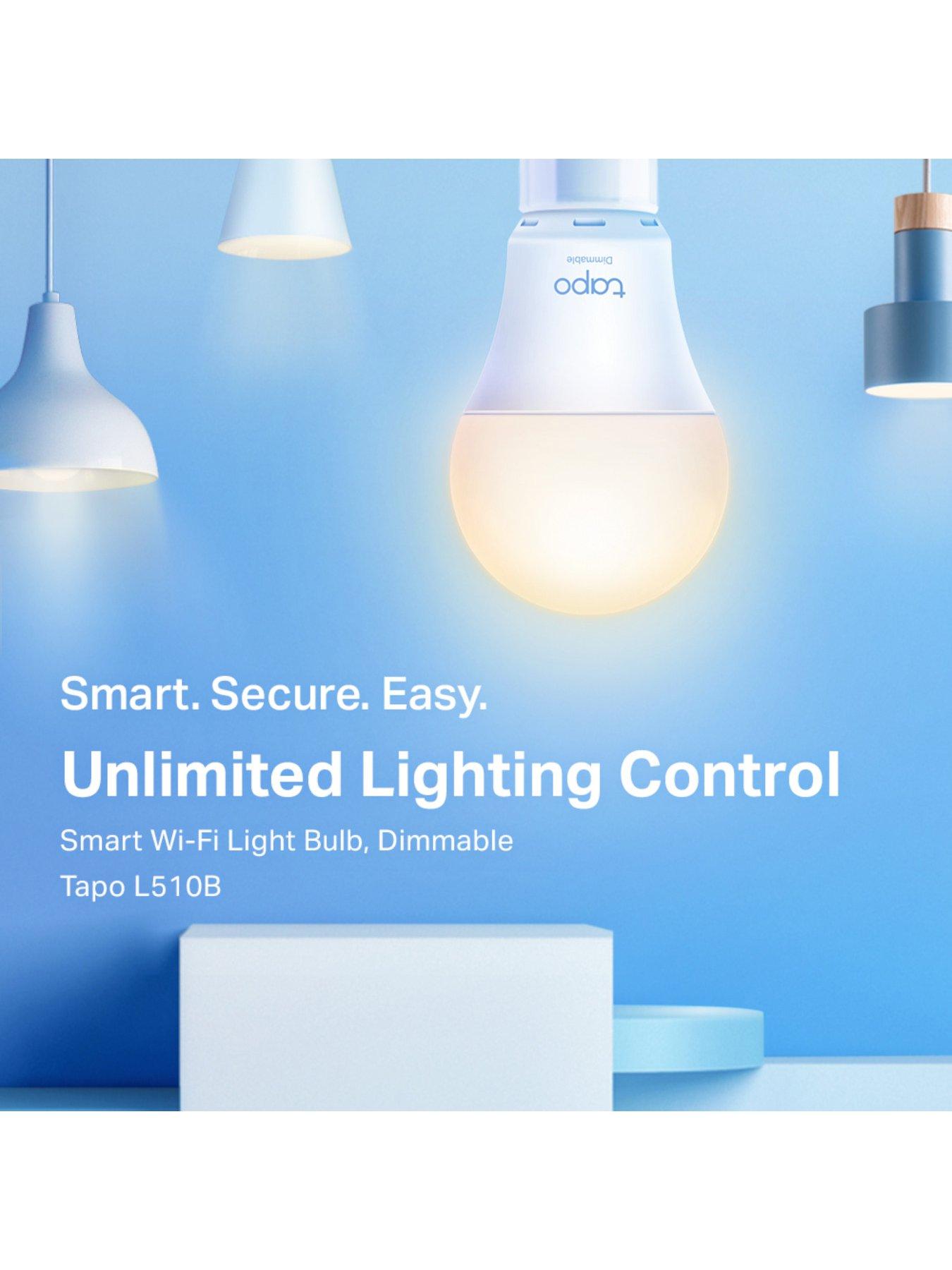 Image 4 of 7 of TP Link Tapo L510B (2-pack) Smart E27 Dimmable Soft Warm White, Remote Control, No Hub Required